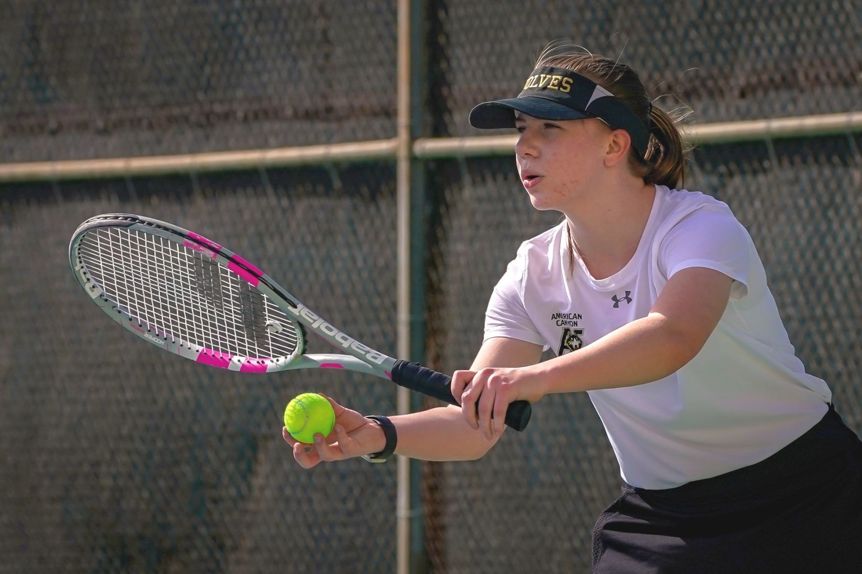 American Canyon Wolves vs. Napa High Grizzlies Varsity Girls Tennis